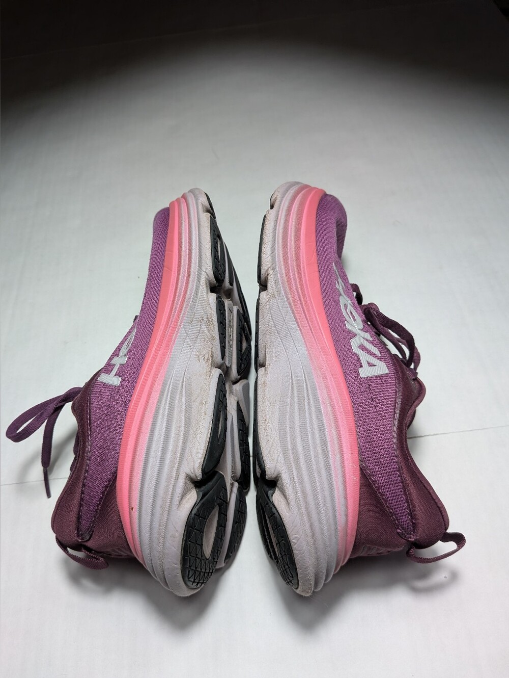 Hoka Bondi 8 Purple Athletic Shoes Women's Size 7.5 - Picture 10 of 15